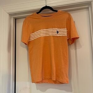 Boys XL (14-16) U.S. Polo Assn. Orange Short Sleeve Tee
